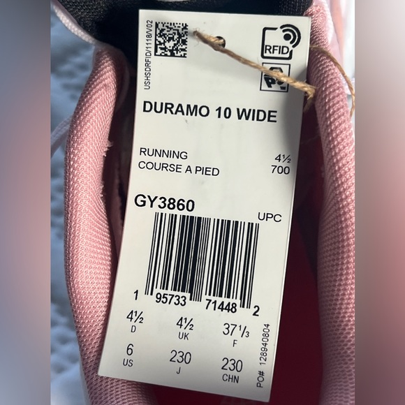 Womens Adidas Duramo 10 Sustainable Running Training Sneakers Shoes - Picture 5 of 11